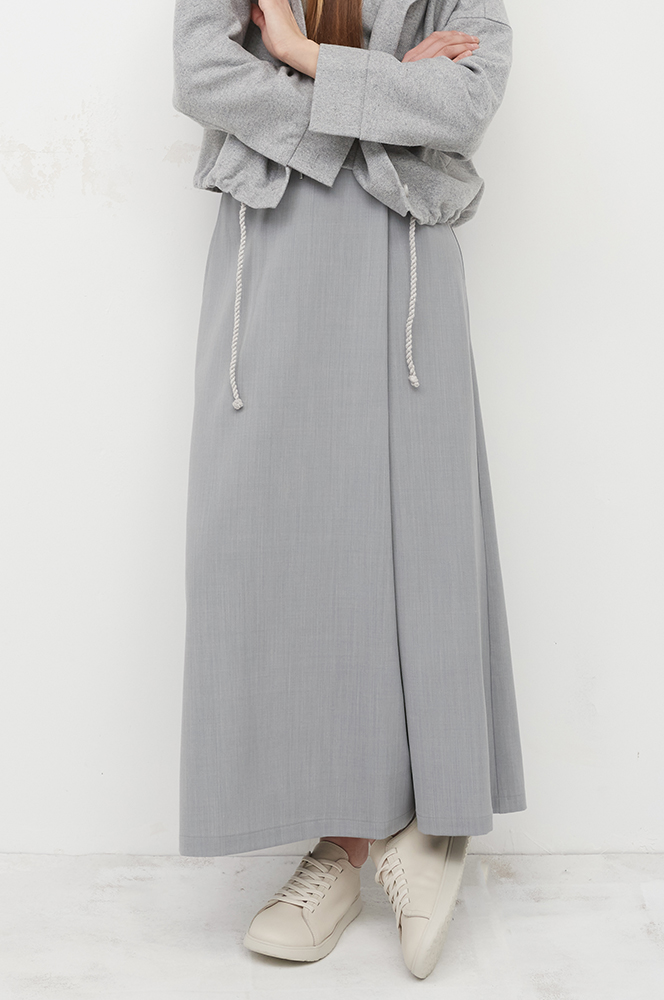 Штани хакама вовна світлий сірий (БР93/2)